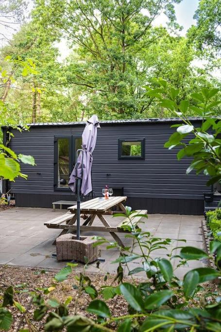 Prachtig Chalet In De Bossen ヌンスペート エクステリア 写真