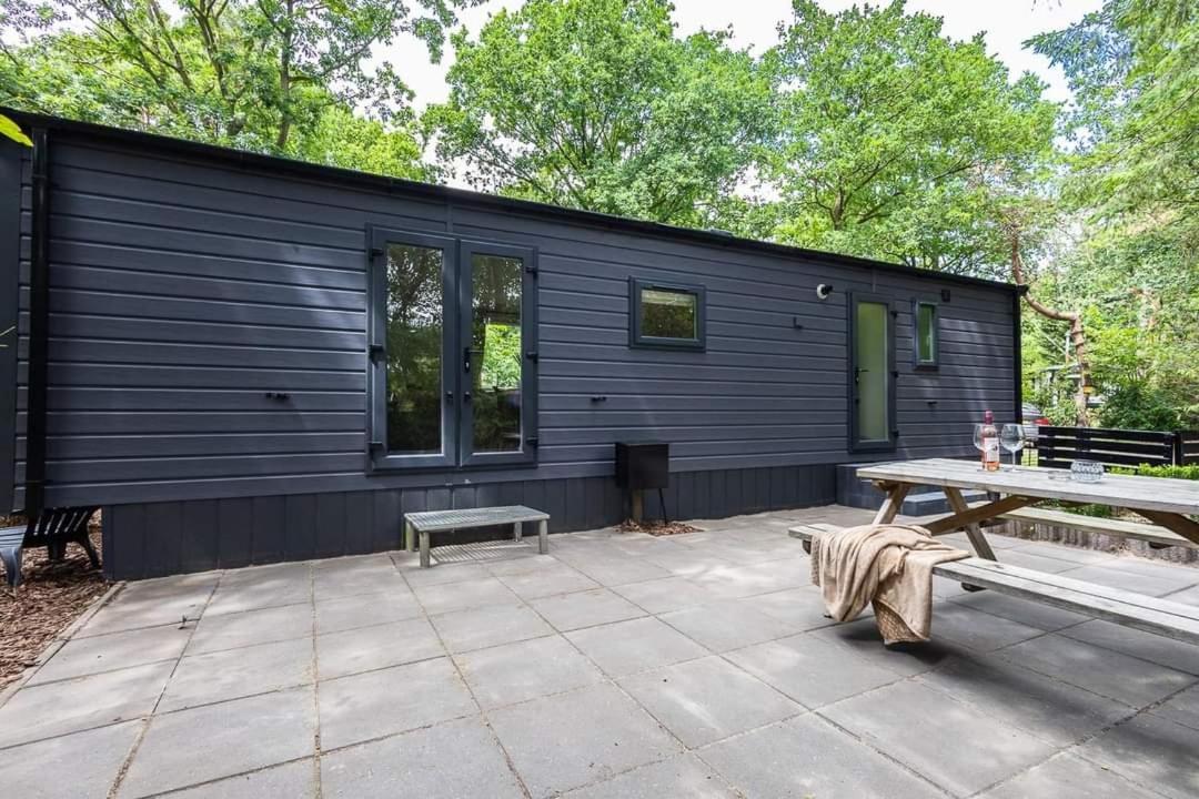 Prachtig Chalet In De Bossen ヌンスペート エクステリア 写真